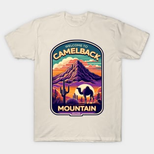 Arizona Sunset Camelback Mountain Vintage T-Shirt